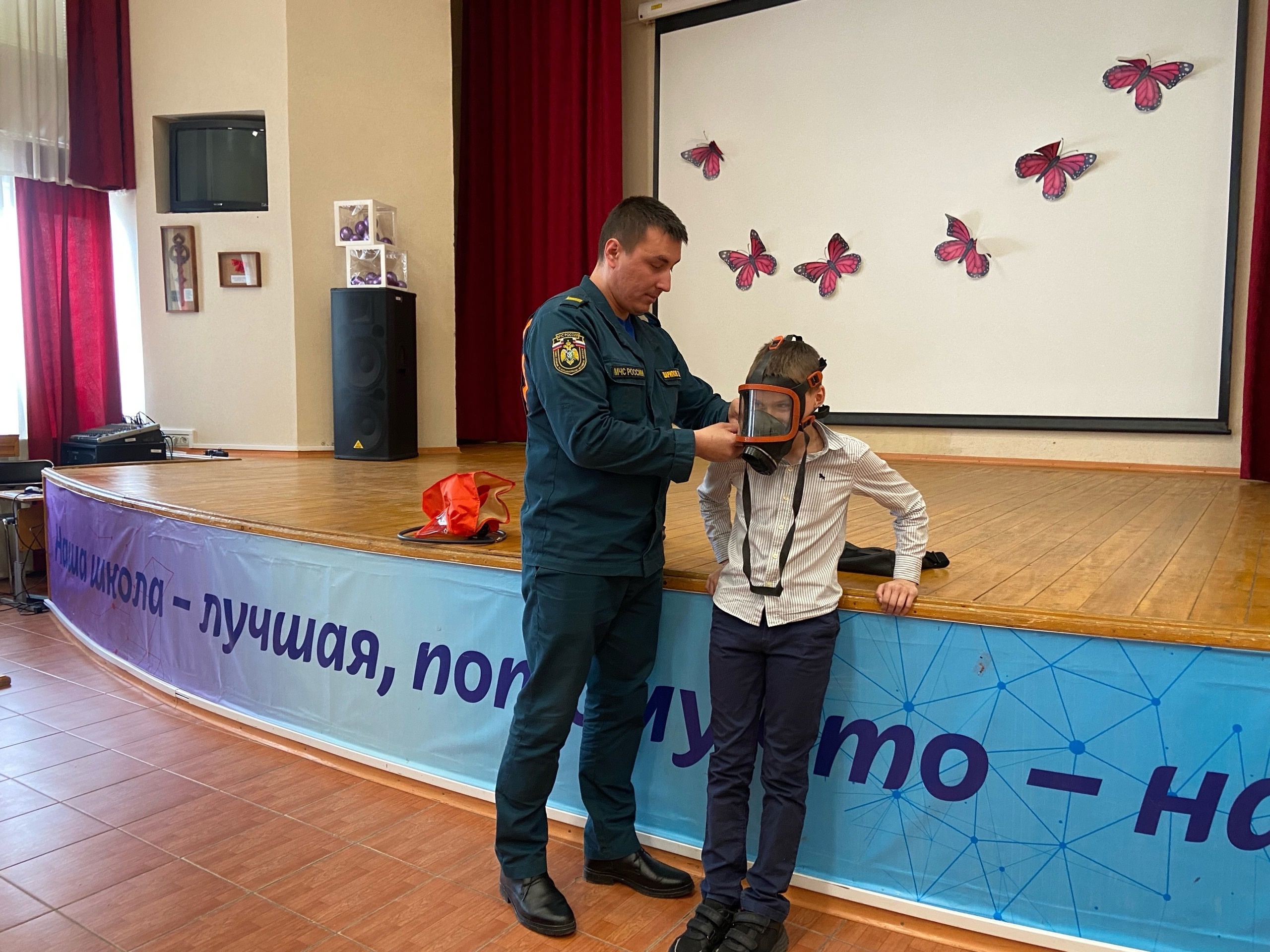 Интересная встреча в нашей школе.